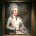 Ein weißes Seidenkleid für ein besonderes Porträt von Eliza Schuyler Hamilton, 1787