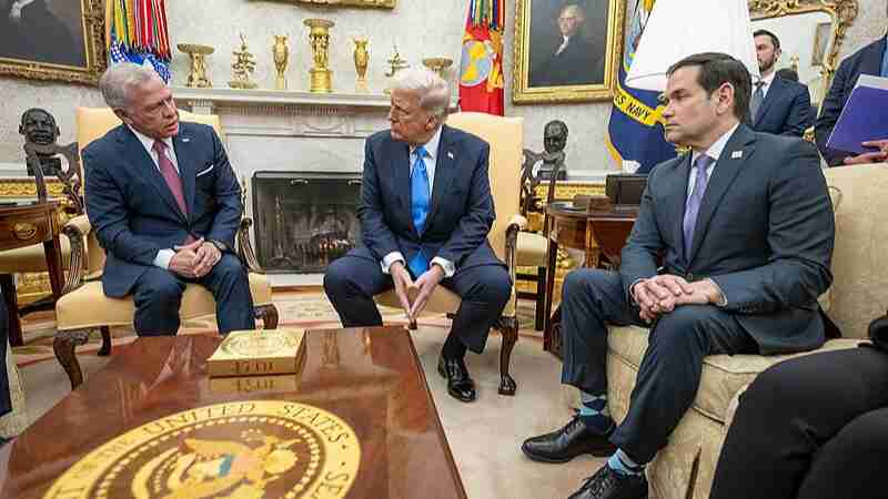 President Donald Trump meeting with Abdullah II of Jordan, tags: berlin unterstützt washingtons - CC BY-SA